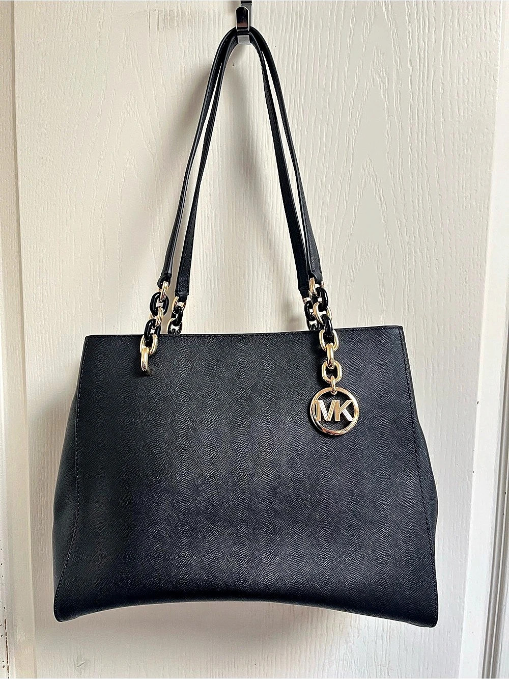 Michael Kors leather Shoulder Tote Black